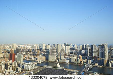 Streets In Tokyo, Japan View Large Photo Image Stock Photo - Streets In Tokyo, Japan. Fotosearch