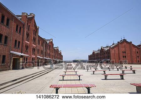 Stock Image - Streets In Yokohama, Japan. Fotosearch