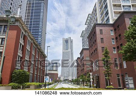 Stock Photo - Streets In Yokohama, Japan. Fotosearch