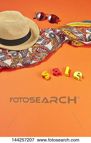 Stock Photo - Summer sale still life. Fotosearch