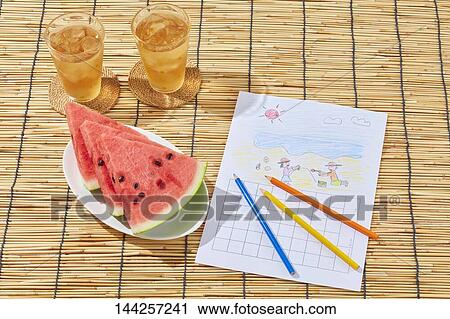Stock Image - Summer still life. Fotosearch