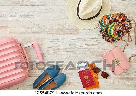 Travel accessories View Large Photo Image Stock Image - Travel accessories. Fotosearch
