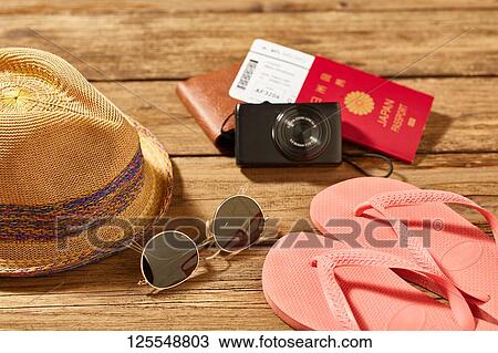 Travel accessories View Large Photo Image Stock Image - Travel accessories. Fotosearch