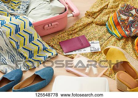 Travel accessories View Large Photo Image Stock Photo - Travel accessories. Fotosearch