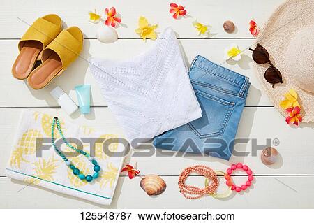 Travel accessories View Large Photo Image Stock Photo - Travel accessories. Fotosearch