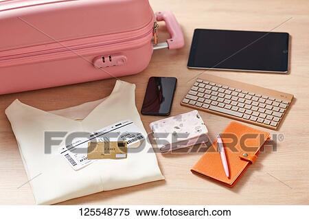 Travel accessories View Large Photo Image Stock Photography - Travel accessories. Fotosearch