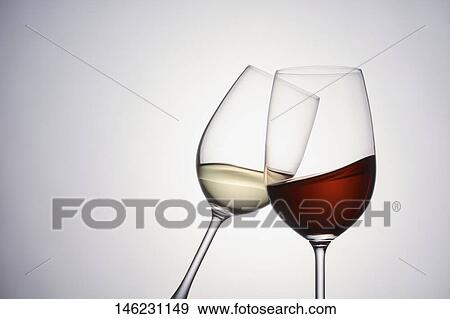 Two glasses of wine View Large Photo Image Stock Photo - Two glasses of wine. Fotosearch