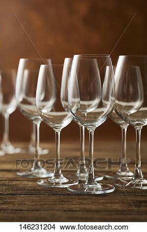 Picture - Wine glasses. Fotosearch