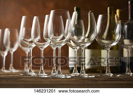 Wine glasses View Large Photo Image Stock Image - Wine glasses. Fotosearch