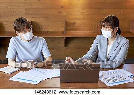 Young Japanese women working View Large Photo Image Stock Image - Young Japanese women working. Fotosearch
