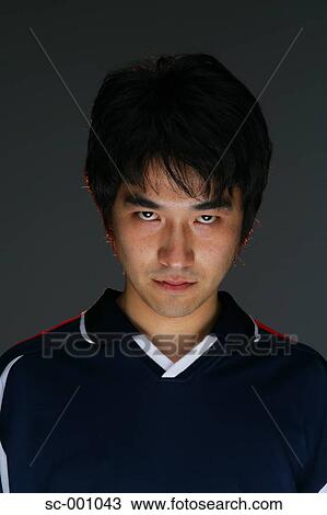 Portrait of soccer player View Large Photo Image Stock Image - Portrait of soccer player. Fotosearch