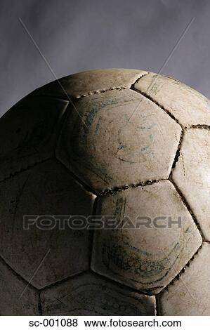 Used soccer ball View Large Photo Image Stock Photo - Used soccer ball. Fotosearch