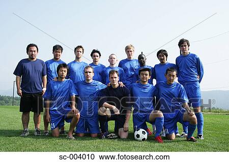 Soccer team group View Large Photo Image Stock Image - Soccer team group. Fotosearch