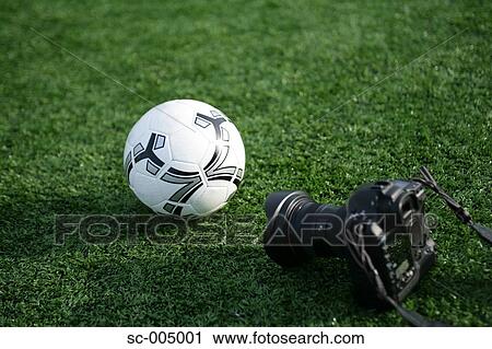 Soccer ball and camera View Large Photo Image Stock Image - Soccer ball and camera. Fotosearch