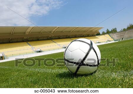 Soccer ball on edge of six yard box View Large Photo Image Stock Image - Soccer ball on edge of six yard box. Fotosearch