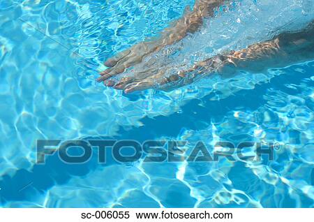 Hands of Male Swimmer Gliding Underwater View Large Photo Image Stock Photography - Hands of Male Swimmer Gliding Underwater. Fotosearch