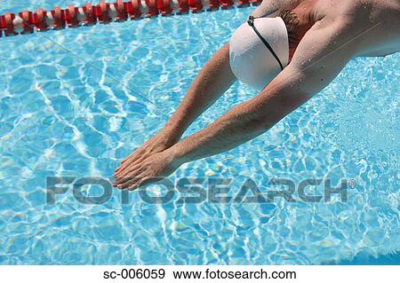 Male Swimmer Diving View Large Photo Image Stock Photo - Male Swimmer Diving. Fotosearch