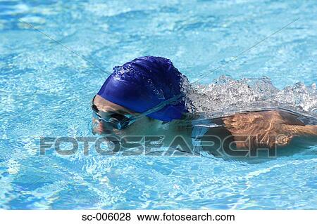 Male Swimmer Swimming Butterfly View Large Photo Image Stock Photo - Male Swimmer Swimming Butterfly. Fotosearch
