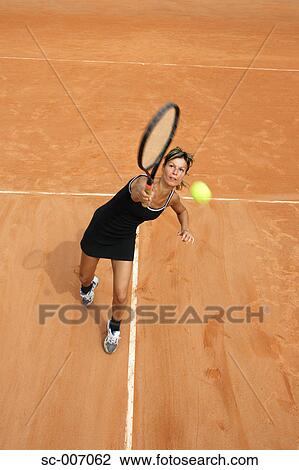 Bird's Eye View of Female Tennis Player View Large Photo Image Stock Image - Bird's Eye View of Female Tennis Player. Fotosearch