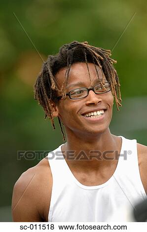 Stock Photo - Portrait of a Male Runner. Fotosearch