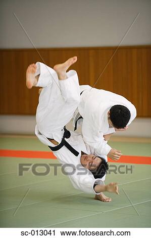 Two Men Competing in a Judo Match View Large Photo Image Stock Image - Two Men Competing in a Judo Match. Fotosearch