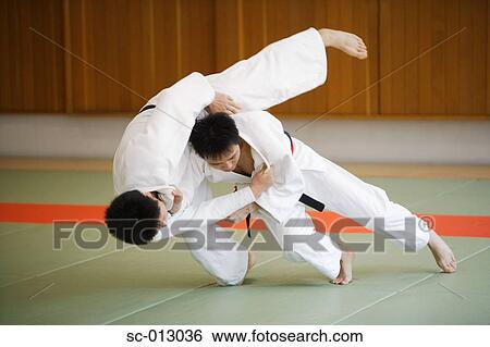 Two Men Competing in a Judo Match View Large Photo Image Stock Photograph - Two Men Competing in a Judo Match. Fotosearch