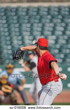 Pitcher winding up View Large Photo Image Stock Photo - Pitcher winding up. Fotosearch