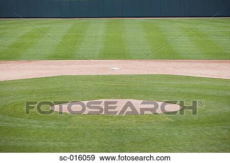 Pitching mound View Large Photo Image Stock Photo - Pitching mound. Fotosearch