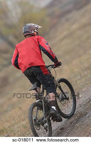 Stock Image - Mountain Biker. Fotosearch