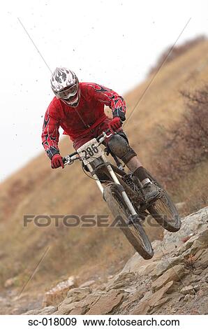 Stock Photo - Mountain Biker. Fotosearch