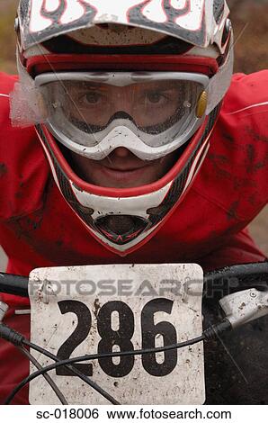 Stock Photograph - Mountain Biker. Fotosearch