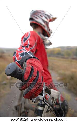 Mountain Biker Taking a Break View Large Photo Image Picture - Mountain Biker Taking a Break. Fotosearch