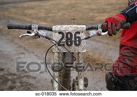 Muddy Mountain Bike View Large Photo Image Stock Photography - Muddy Mountain Bike. Fotosearch
