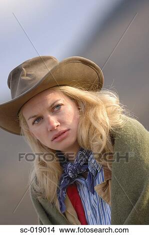 Picture - Cowgirl. Fotosearch