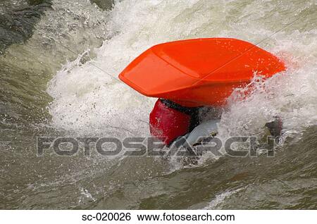 Capsized Kayaker View Large Photo Image Stock Photograph - Capsized Kayaker. Fotosearch