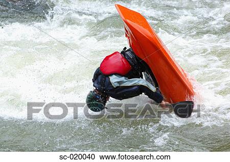 Kayaker Capsizing View Large Photo Image Stock Image - Kayaker Capsizing. Fotosearch