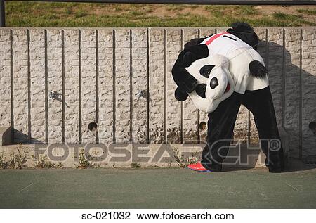Stock Image - Panda Taking a Break. Fotosearch