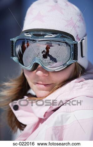 Stock Photograph - Portrait Of a Snowboarder. Fotosearch