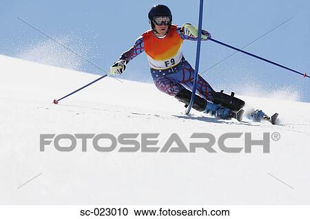 Slalom Skier View Large Photo Image Stock Image - Slalom Skier. Fotosearch