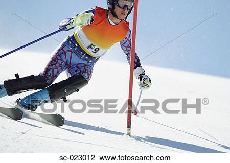 Slalom Skier View Large Photo Image Stock Image - Slalom Skier. Fotosearch