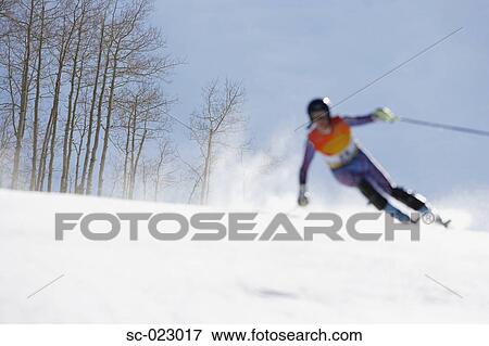 Slalom Skier View Large Photo Image Stock Photo - Slalom Skier. Fotosearch