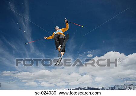 Acrobatic Skier View Large Photo Image Stock Image - Acrobatic Skier. Fotosearch