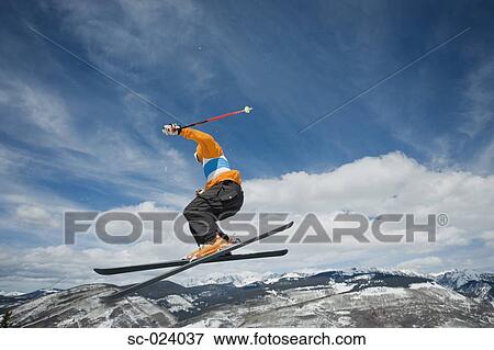 Acrobatic Skier View Large Photo Image Stock Photo - Acrobatic Skier. Fotosearch