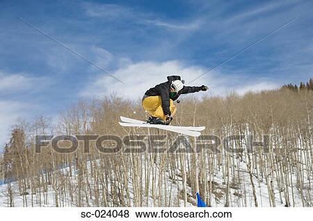 Acrobatic Skier View Large Photo Image Stock Photo - Acrobatic Skier. Fotosearch