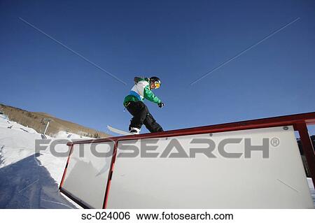 Grinding a Handrail View Large Photo Image Stock Photograph - Grinding a Handrail. Fotosearch