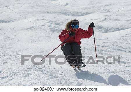 Moguls Skier View Large Photo Image Stock Photo - Moguls Skier. Fotosearch