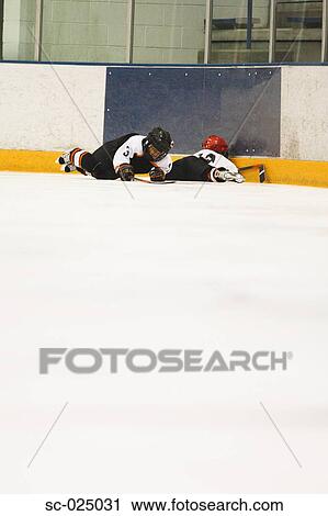 Fallen Hockey Players View Large Photo Image Stock Image - Fallen Hockey Players. Fotosearch