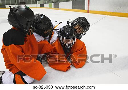Stock Image - Players Celebrating. Fotosearch