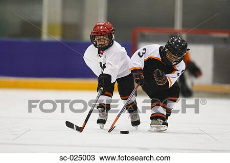 Stock Image - Young Hockey Player. Fotosearch