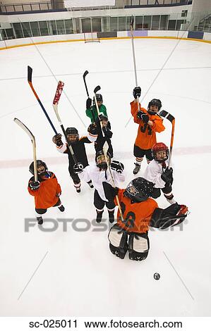 Young Hockey Team View Large Photo Image Stock Image - Young Hockey Team. Fotosearch